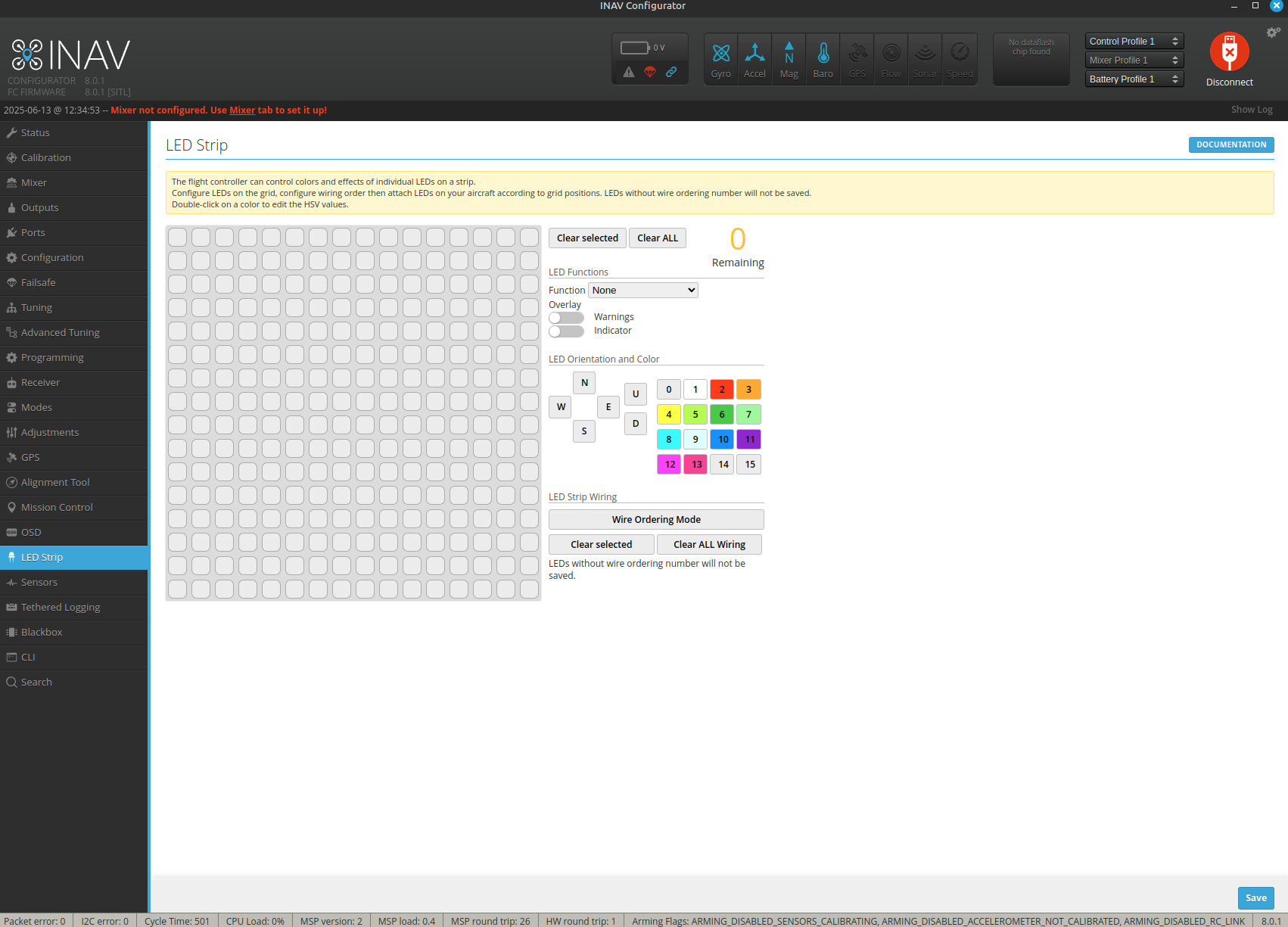 Configurator LED Page